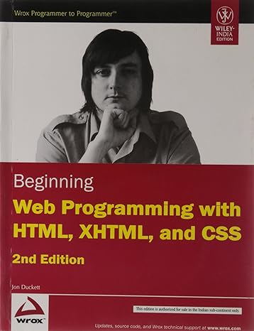 Beginning Web Programming