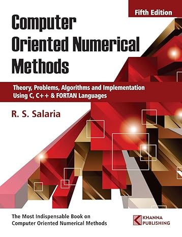 Computer Oriented Numerical Methods 