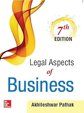 Legal Aspect Of Business by Akhileshwar Pathak