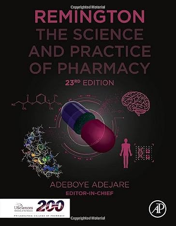 REMINGTON THE SCIENCE AND PRACTICE OF PHARMACY ADEJARE A.