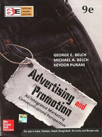 Advertising and Promotion An Integrated Marketing by Belch