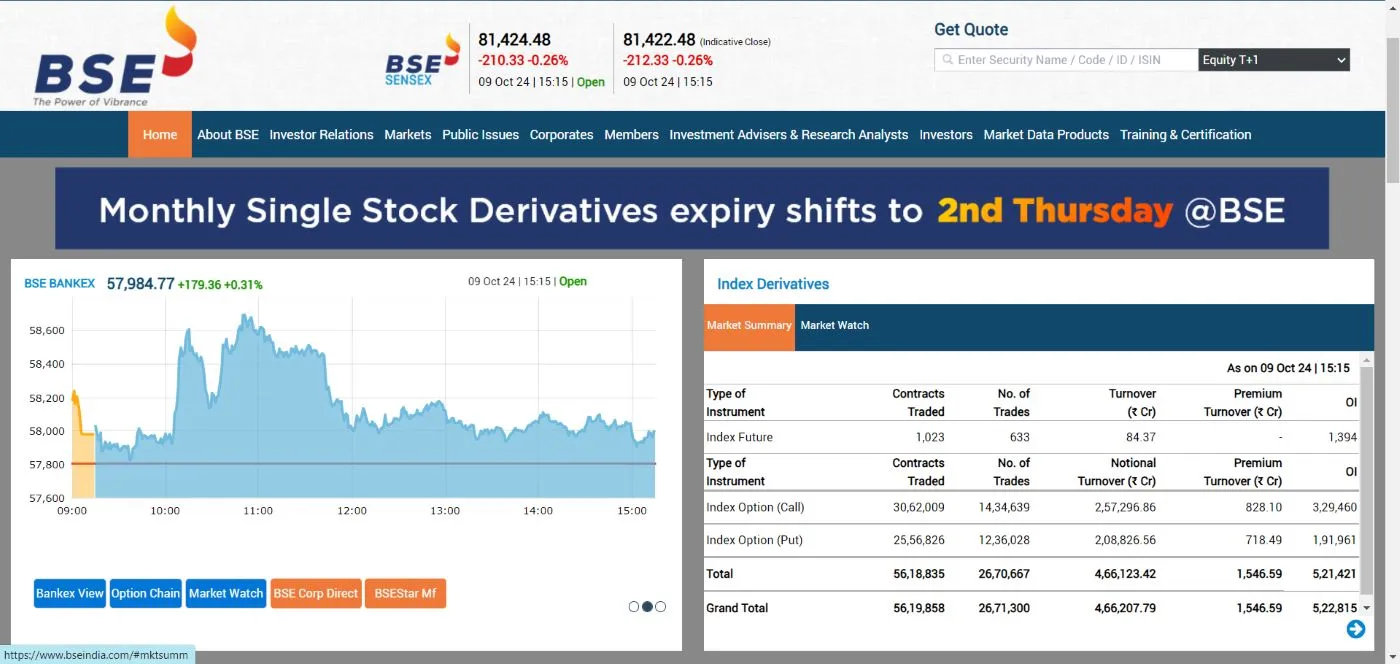 NSE vs BSE