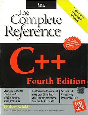 C++ THE COMPLETE REFERENCE by Herbert Schildt