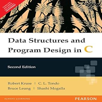 Data Structures and Program Design in C by KRUSE