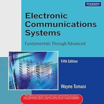 Electronic Communications System by Wayne Tomasi