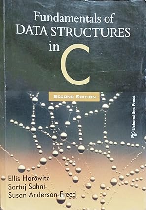 FUNDAMENTALS OF DATA STRUCTURES IN C