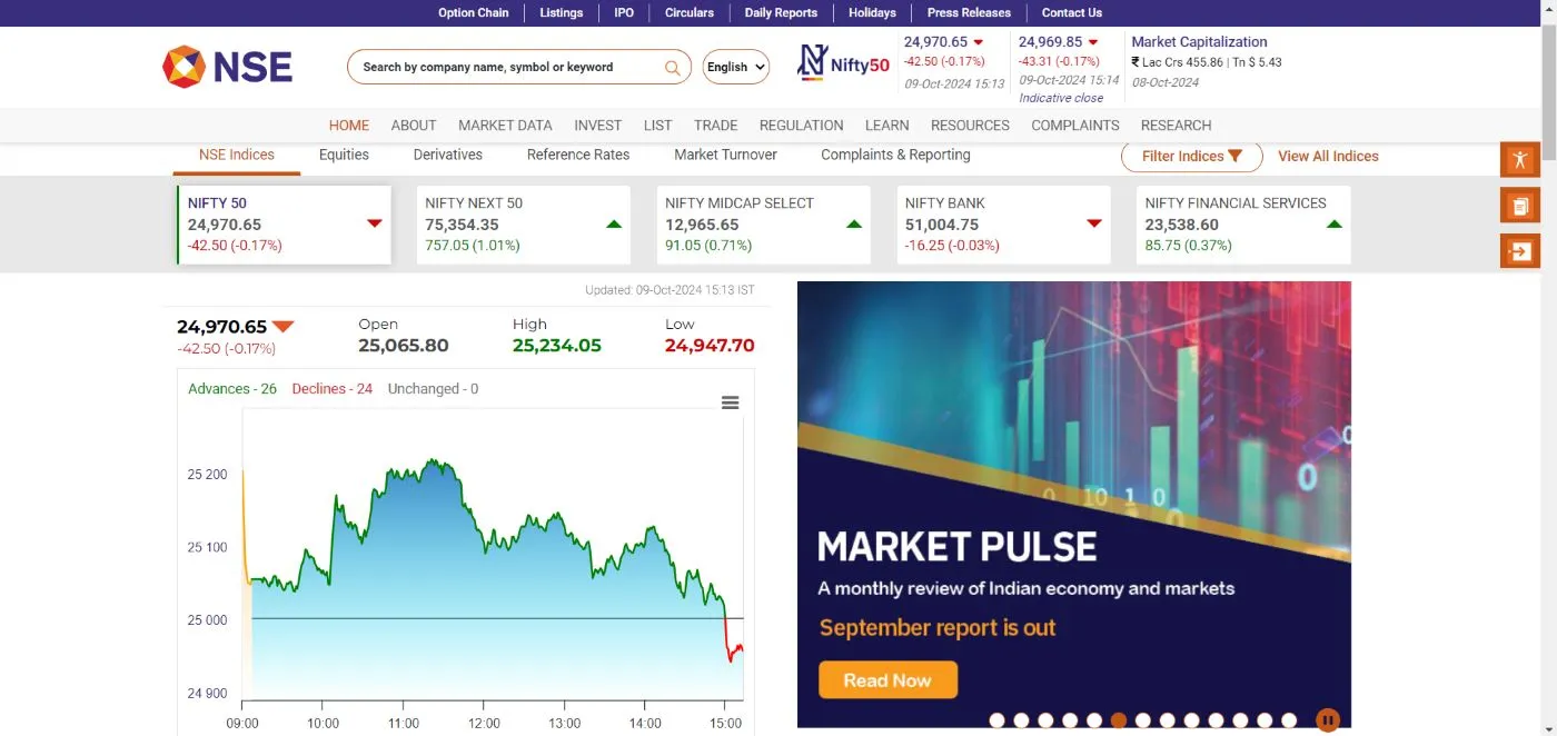 Difference Between NSE and BSE