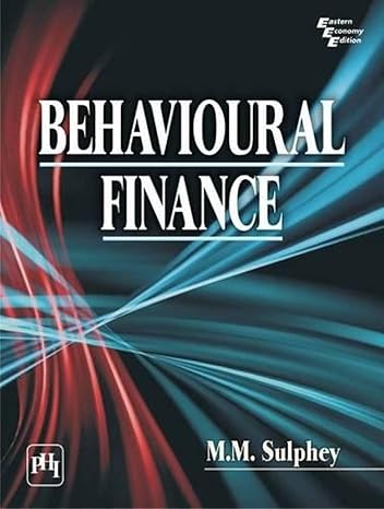 Behavioural Finance Paperback by Sulphey M.M